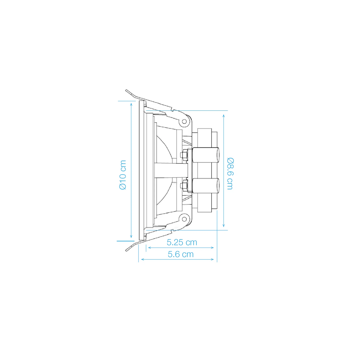 Pure Acoustics RIFT 013 – 3-Inch 50W In-Ceiling Speakers (Pair)