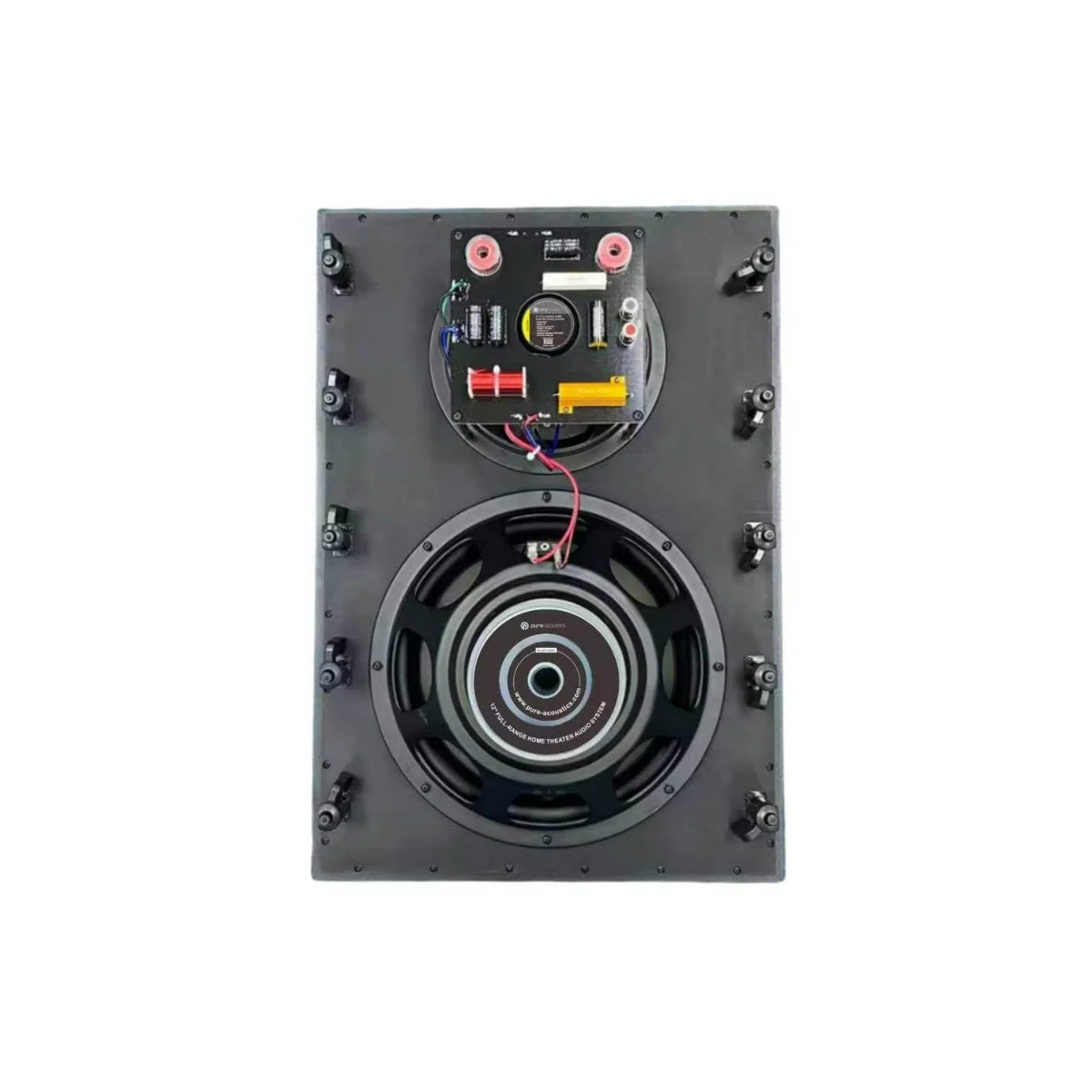 Pure Acoustics RIFT F12 12" 2-Way Flush In-Wall Speaker for High-Output Installed Audio (Each)