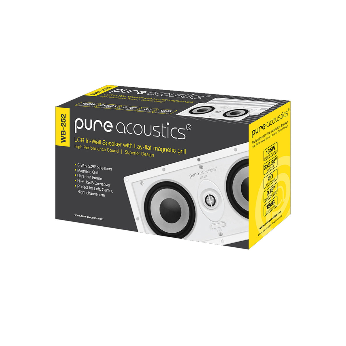 Pure Acoustics Rift 52 / WB-252 – 5.25" In-Wall Speaker (Each)