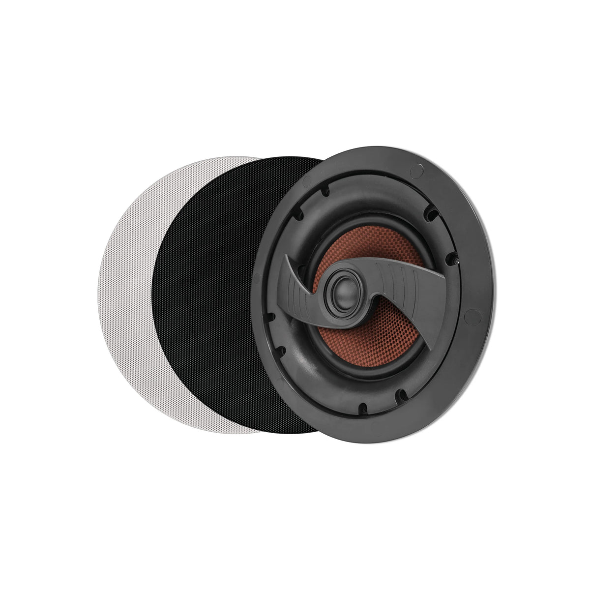 Pure Acoustics Rift 88 2-Way 8" 200W In-Ceiling Speakers for High-Output Home Audio (Pair)