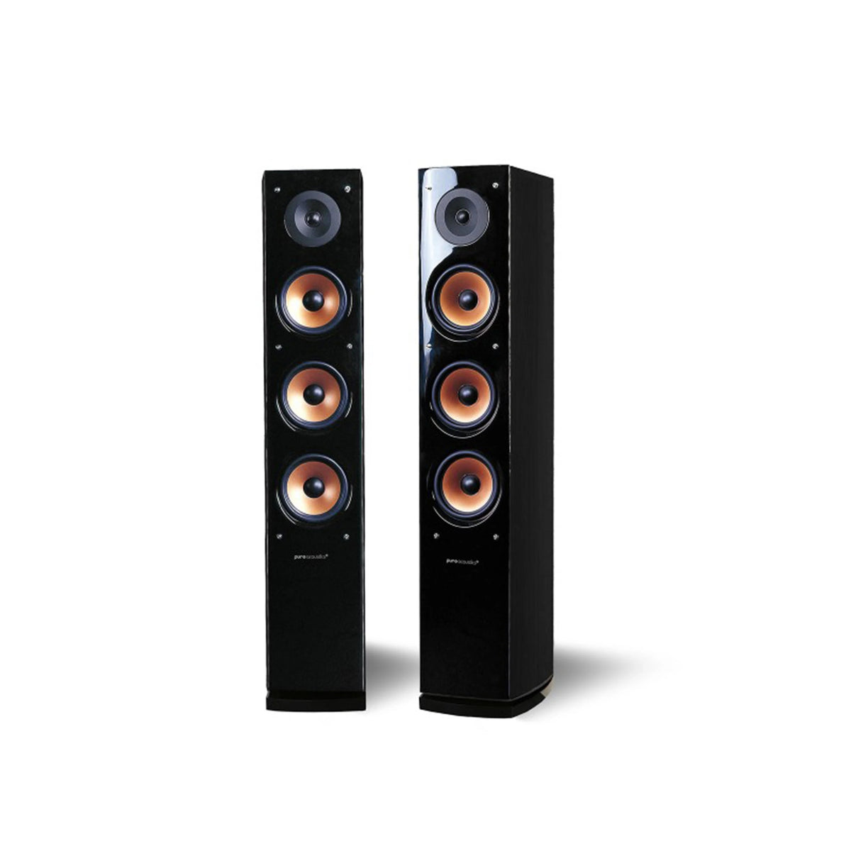 Pure Acoustics SuperNova 8F 2-Way Floorstanding Tower Speakers for Home Audio (Pair)