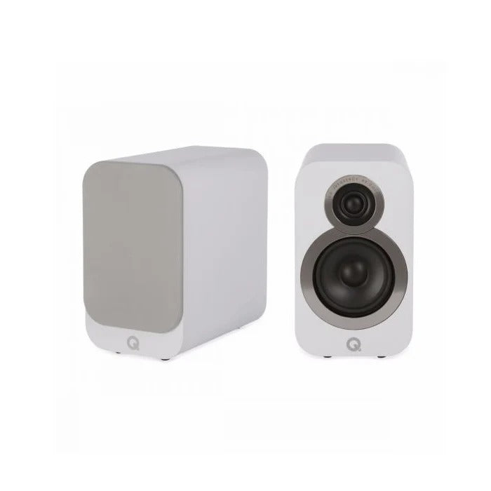 Q Acoustics 3010i Bookshelf Speaker (Pair) in Walnut, White, Black & Graphite for Stereo Hi-Fi