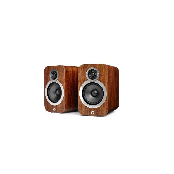 Q Acoustics 3020i Bookshelf Speaker (Pair) in Black, Walnut, Graphite Grey & White for Stereo Hi-Fi