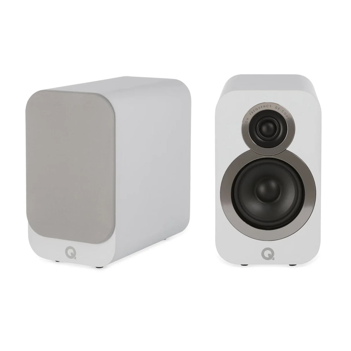 Q Acoustics 3020i Bookshelf Speaker (Pair) in Black, Walnut, Graphite Grey & White for Stereo Hi-Fi
