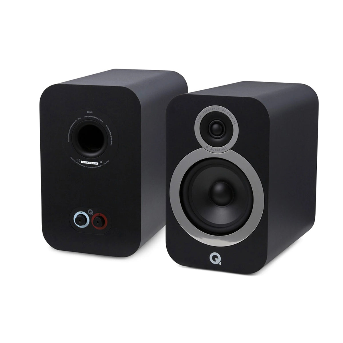 Q Acoustics 3030i Bookshelf Speaker (Pair) for Premium Stereo Hi-Fi Audio
