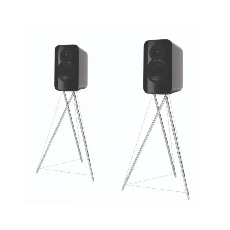 Q Acoustics Concept 300 Bookshelf Speaker – Flagship Reference Stereo Hi-Fi with Isolation Base (Pair)