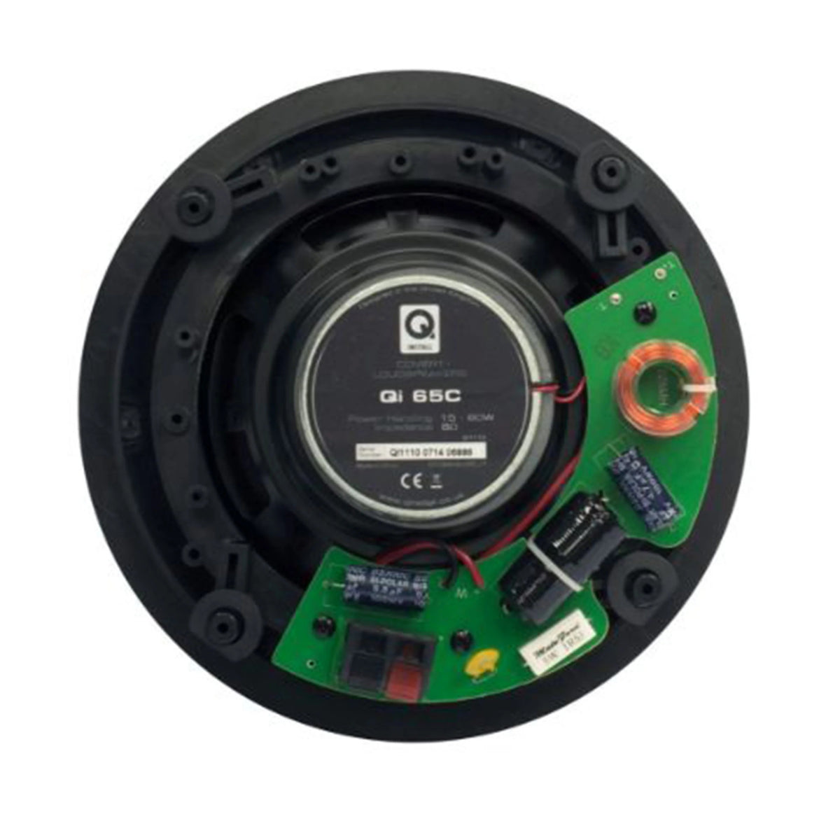 Q Acoustics QI-65C 6.5" In-Ceiling Speaker – Flush Mount for Home Audio & Multi-Room Installations (Pair)