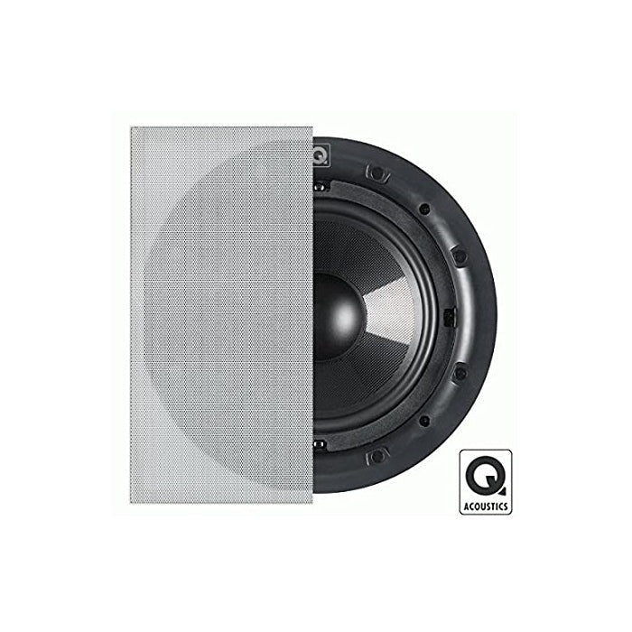 Q Acoustics QI SUB 80SP In-Wall Subwoofer – Flush Mount Deep Bass for Custom Home Theatre Installations
