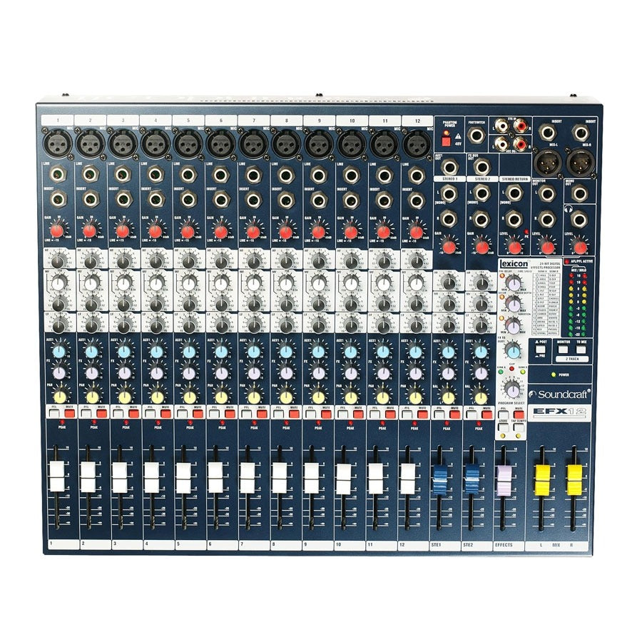 Soundcraft EFX12 12-Ch Analogue Mixer with Lexicon Effects (Each)