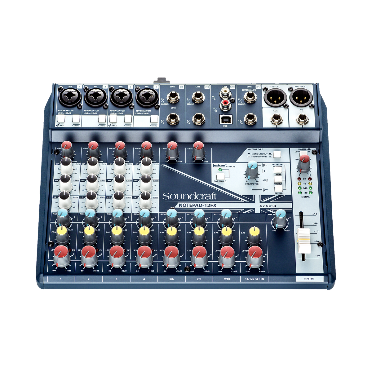 Soundcraft Notepad-12FX 12-Ch USB Mixer with Effects (Each)