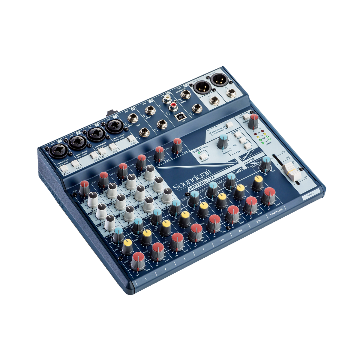 Soundcraft Notepad-12FX 12-Ch USB Mixer with Effects (Each)