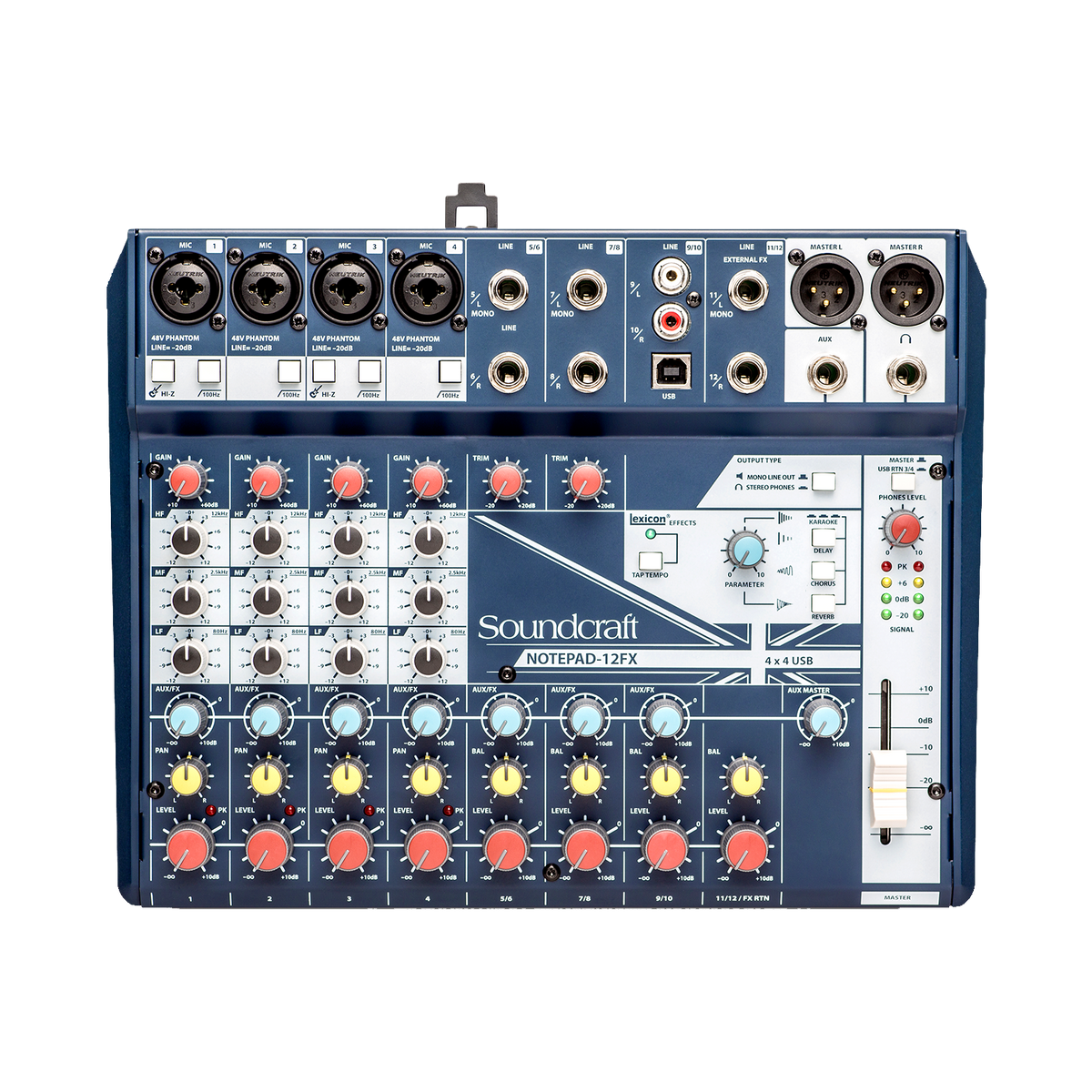 Soundcraft Notepad-12FX 12-Ch USB Mixer with Effects (Each)