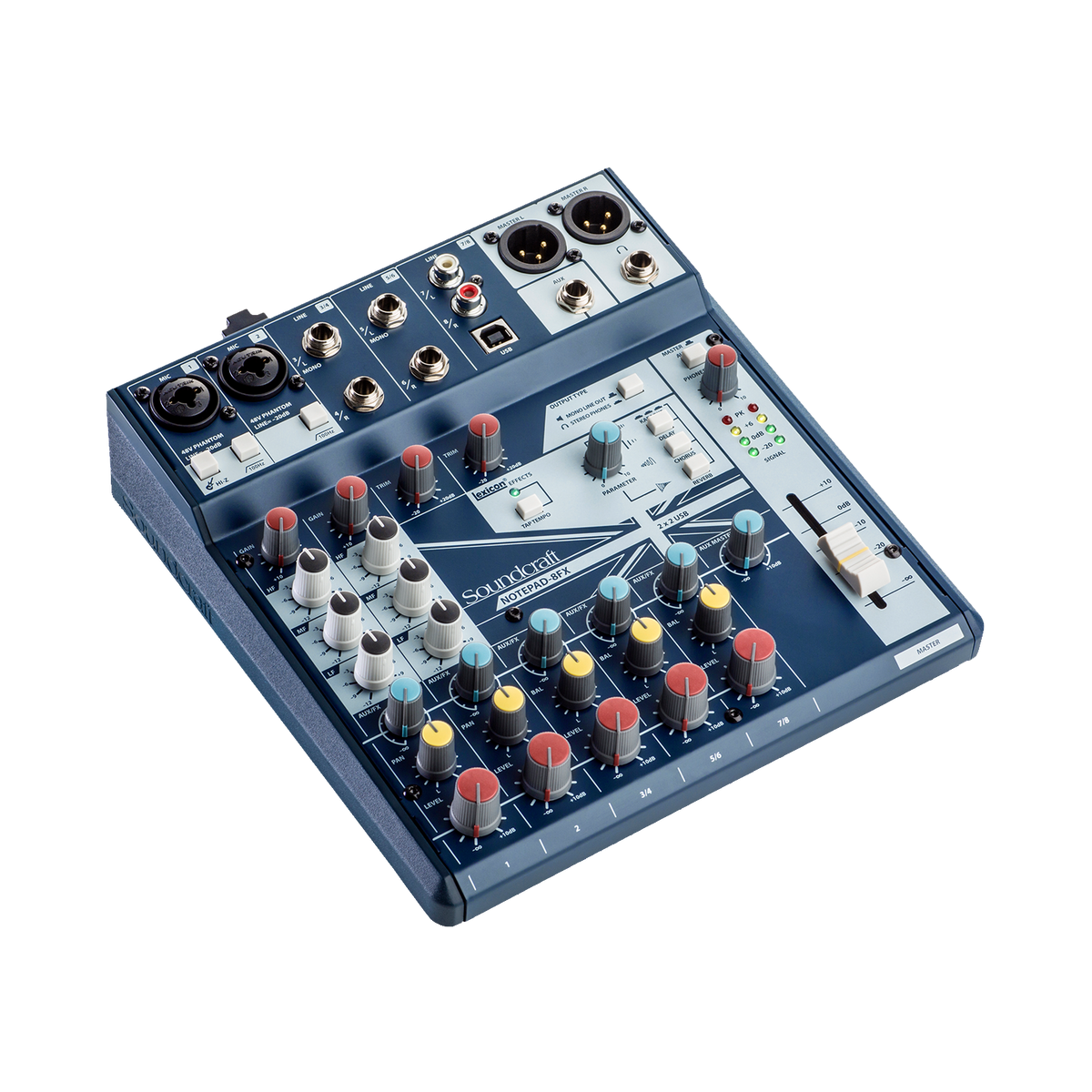 Soundcraft Notepad-8FX 8-Ch USB Mixer with Effects (Each)