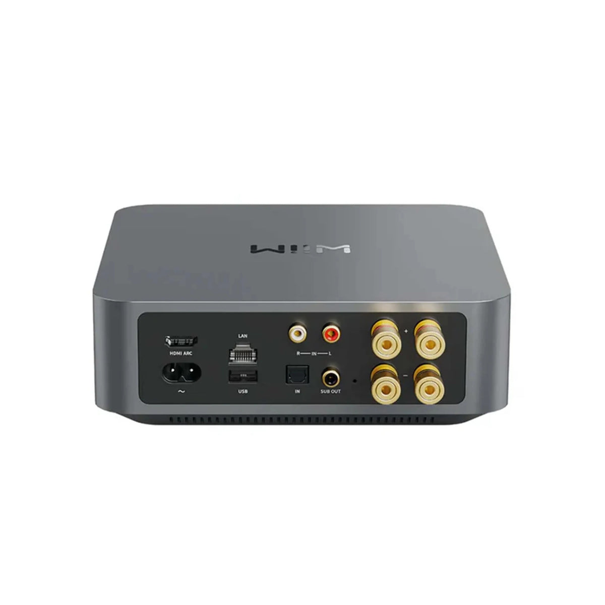WiiM Amp Stereo Amplifier with Built-In Network Streamer for All-In-One Wireless Hi-Fi Audio