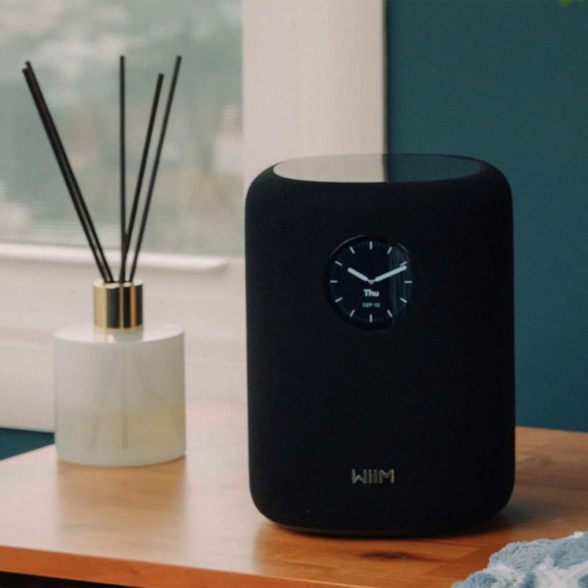 WiiM Multiroom Wireless Speaker in Black for Whole-Home Wi-Fi Audio & Multi-Room Streaming