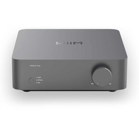 WiiM Vibelink Amp 100W 2-Channel Stereo Power Amplifier in Space Grey
