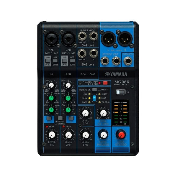 Yamaha MG06 6-Ch Analogue Mixer (Each)