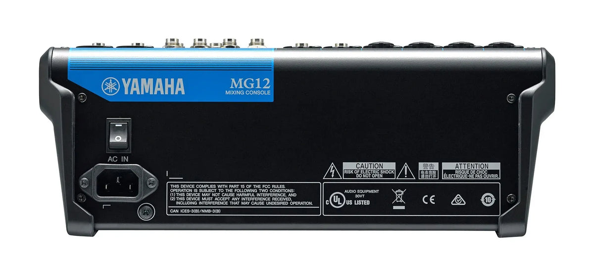 Yamaha MG12 12-Ch Analogue Mixer (Each)