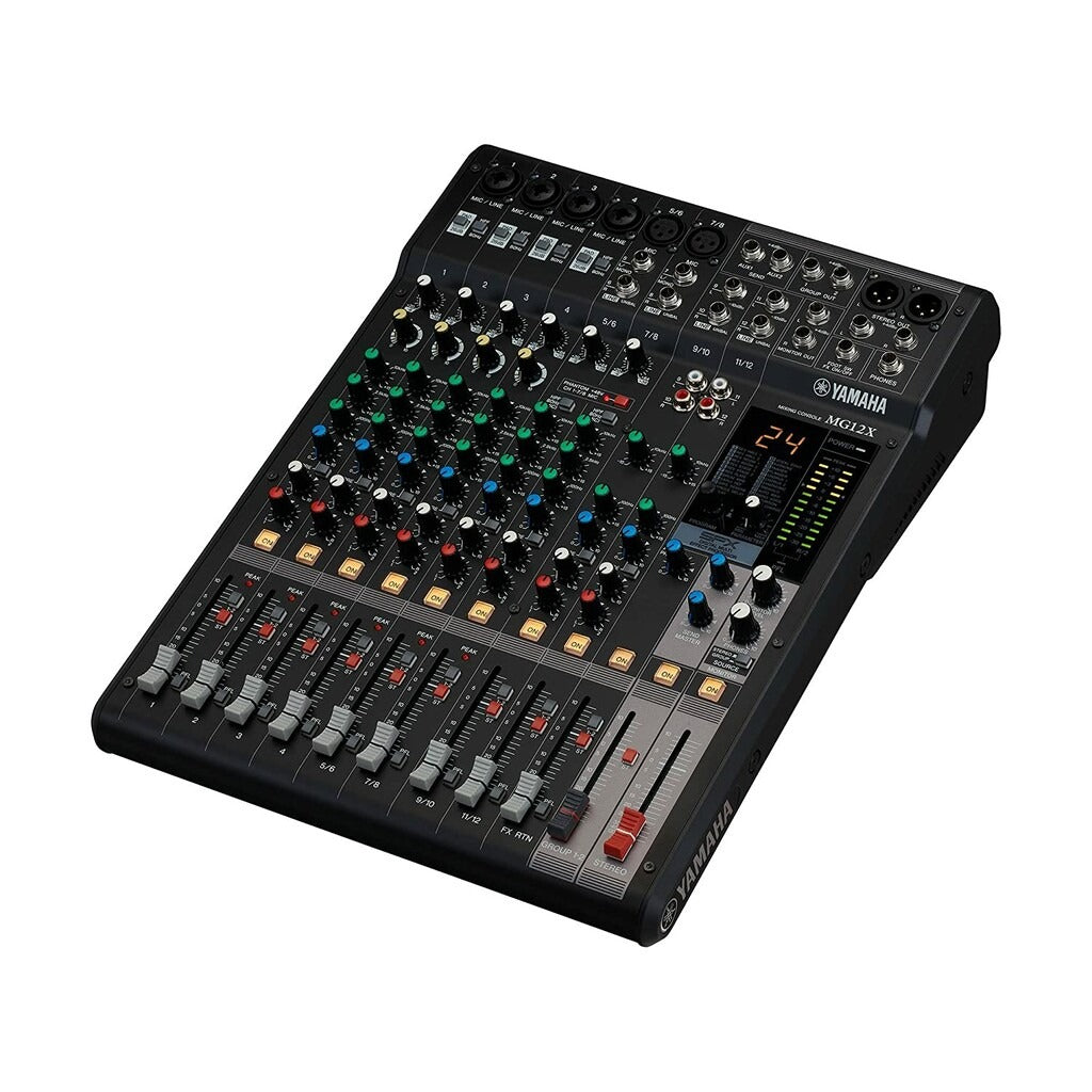 Yamaha MG12XCV 12-Ch Analogue Mixer with SPX Effects & Compressors (Each)