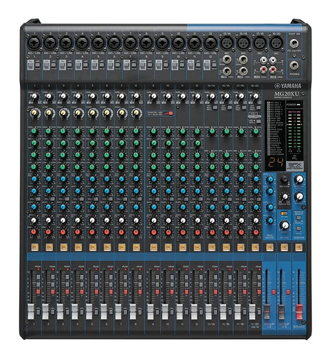 Yamaha MG20XU 20-Ch Analogue Mixer with USB & SPX Effects (Each)