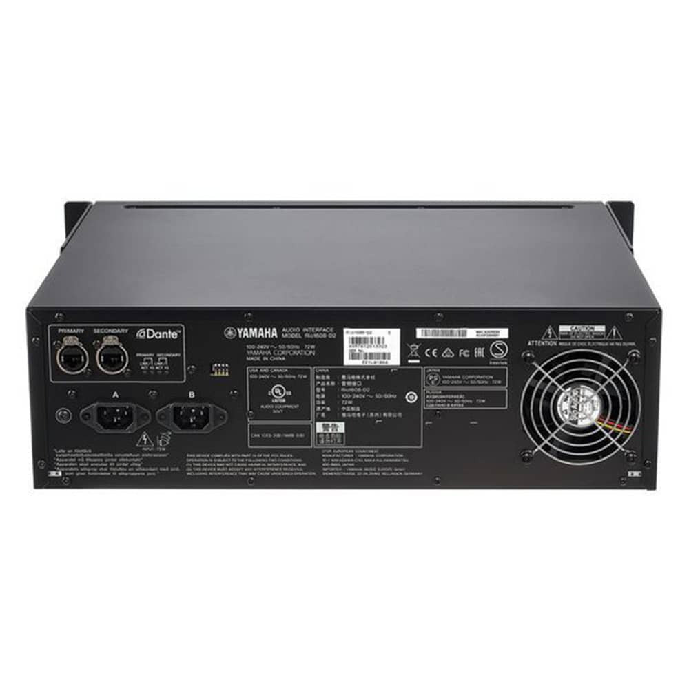 Yamaha RIO1608-D2 16-In 8-Out Dante Stage Box (Each)